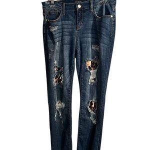 Judy Blue jeans leopard distressed patches look fabulous on